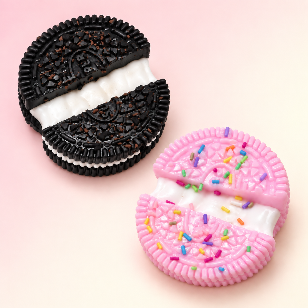 Cookie Squishy Toy – Sandwich Cream Fidget for Stress Relief, Soft Squeeze Food Toy for Adults & Kids, 2 Styles