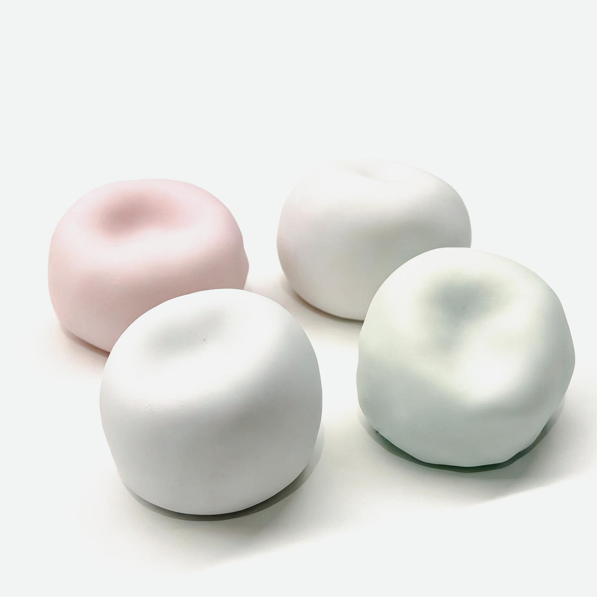 Snow Skin Squishy Ball – Bead Filled Stress Ball for Stress Relief, Soft Squeeze Toy for Adults & Kids, 4 Colors