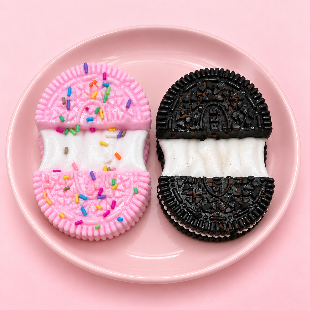 Cookie Squishy Toy – Sandwich Cream Fidget for Stress Relief, Soft Squeeze Food Toy for Adults & Kids, 2 Styles