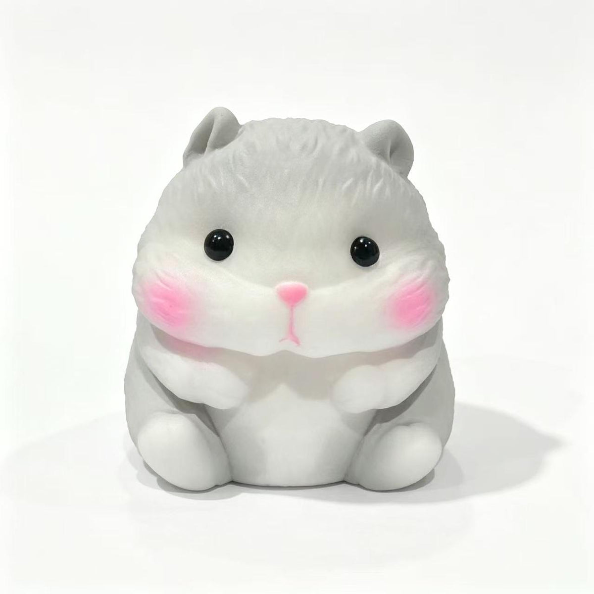 Hamster Squishy Toy – Cute Sitting Animal Fidget for Stress Relief, Soft Squeeze Sensory Toy for Adults & Kids, 2 Colors