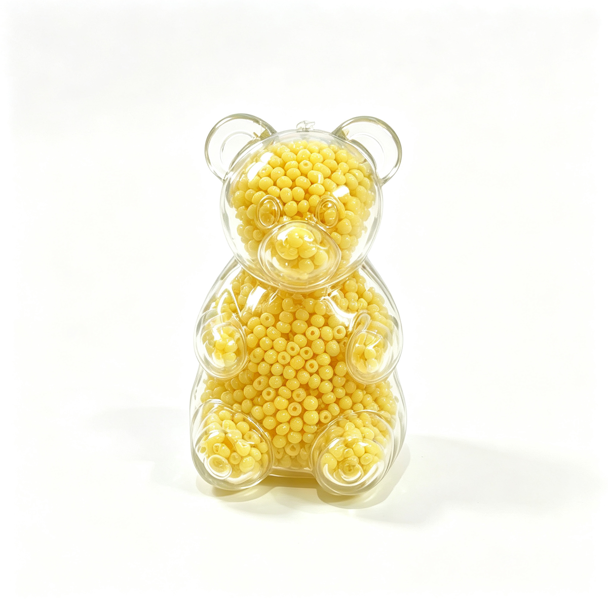 Gummy Bear Squishy – Bead Filled Teddy Bear Fidget for Stress Relief, Sensory Squeeze Toy for Adults & Kids, 5 Colors