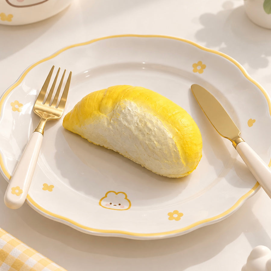 Durian Squishy Toy – Realistic Fruit Fidget for Stress Relief, Soft Slow-Rising Squeeze Toy for Adults & Kids, Weird Food Gift