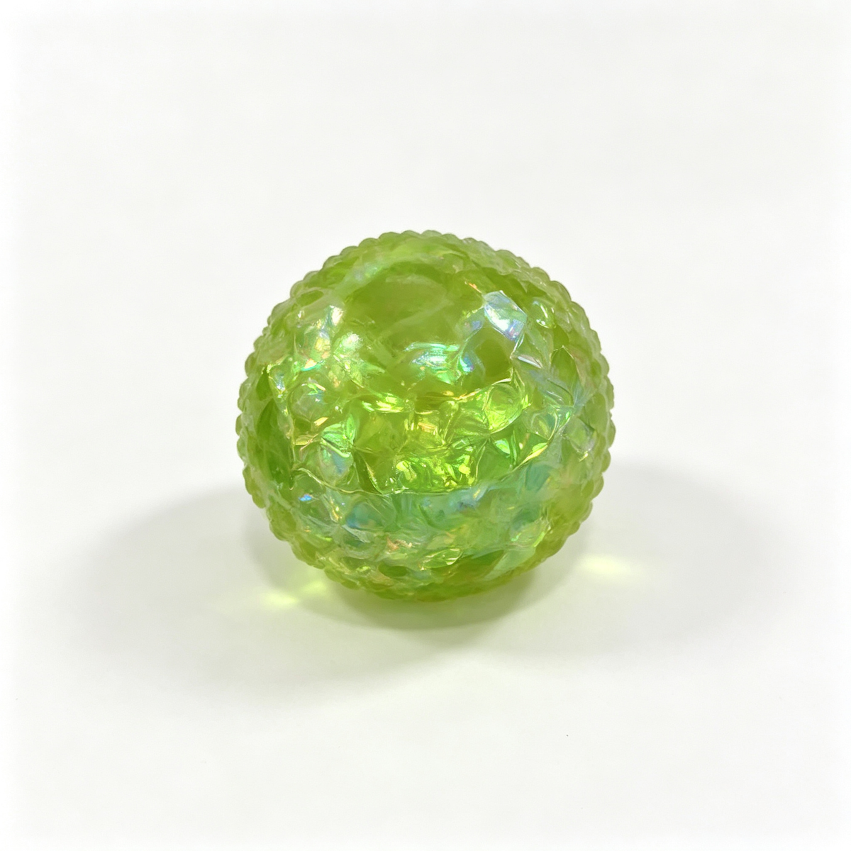 Crystal Ball Squishy – Faceted Gem Fidget for Stress Relief, Glitter Squeeze Sensory Toy for Adults & Kids