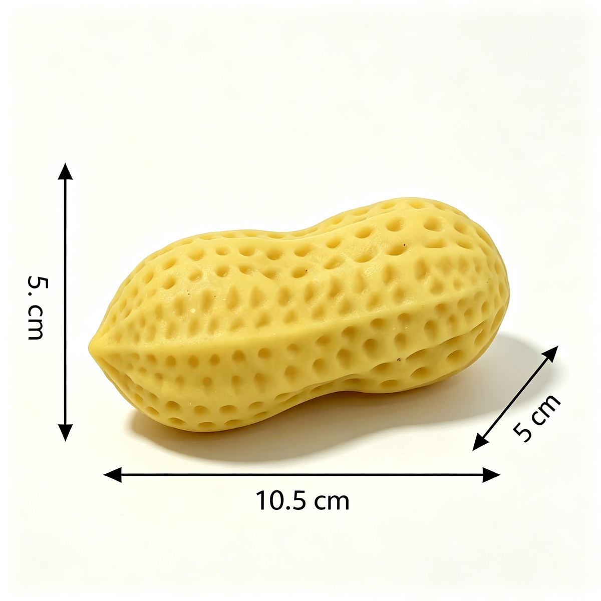 Peanut Squishy Toy – Realistic Nut Fidget for Stress Relief, Squeeze Sensory Toy for Adults & Kids