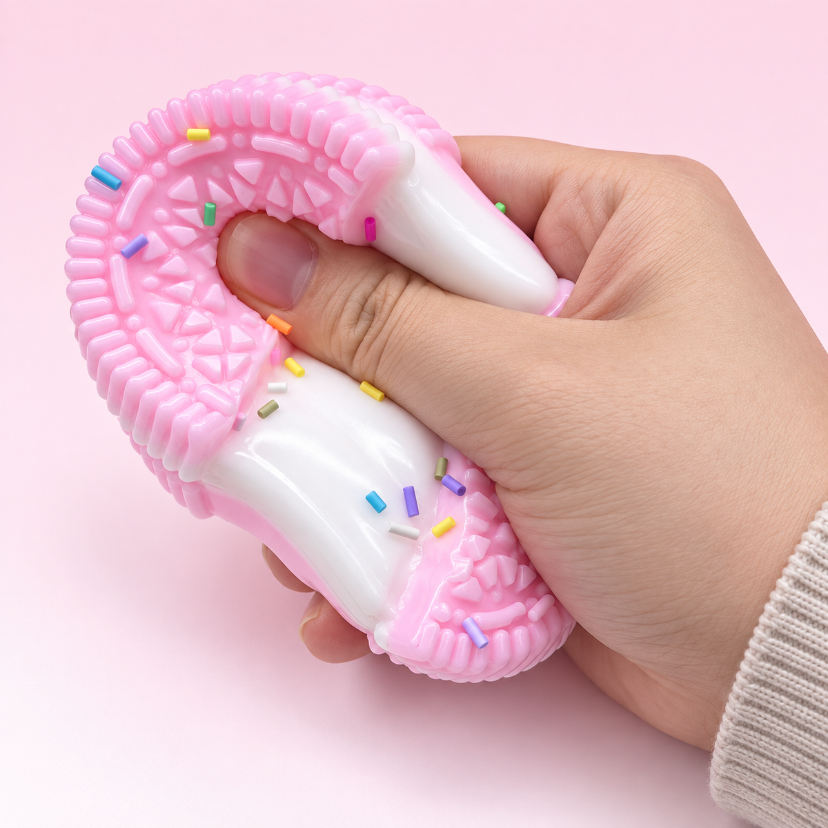 Cookie Squishy Toy – Sandwich Cream Fidget for Stress Relief, Soft Squeeze Food Toy for Adults & Kids, 2 Styles