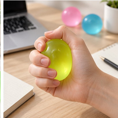 Maltose Stress Ball – Thick Syrup Squeeze Fidget for Stress Relief, Slow-Rising Squishy for Adults & Kids, 5 Colors