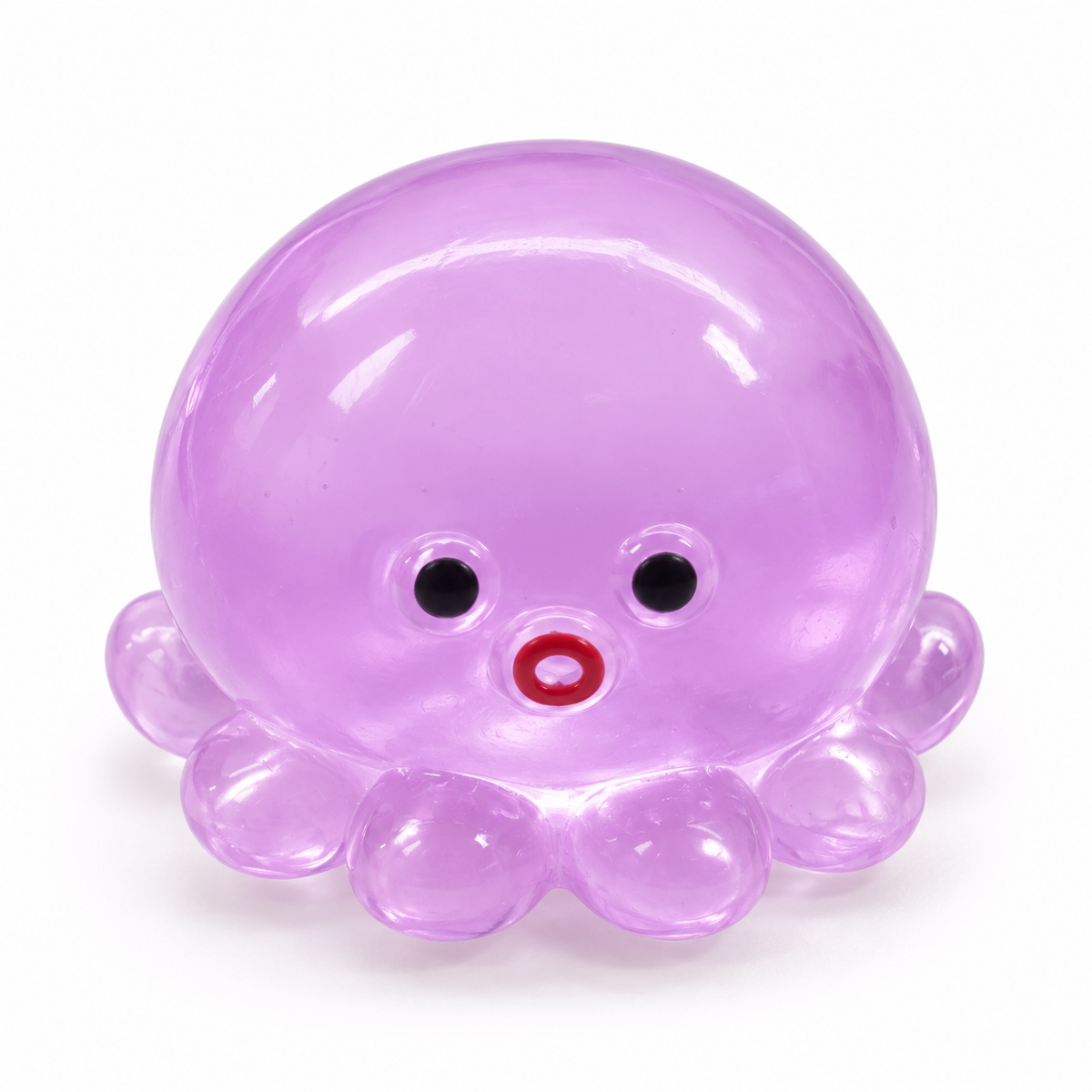 Octopus Squishy Toy – Clear Fidget Stress Ball for Kids & Adults