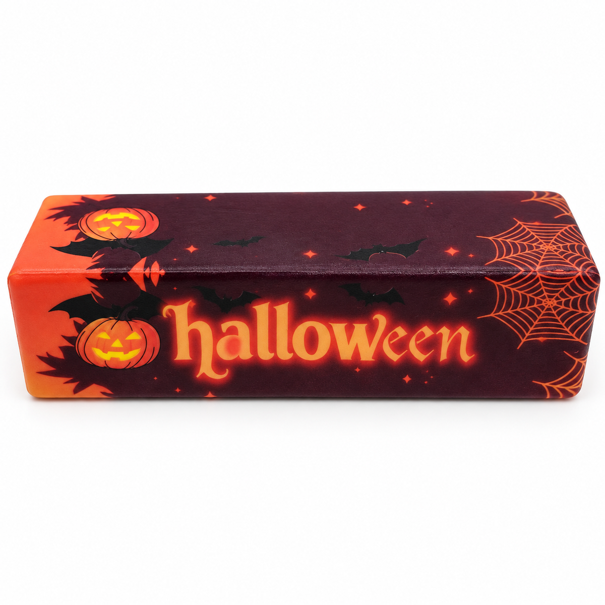 Halloween Squishy Bar – Slow Rising Pumpkin Fidget Toy for Stress Relief, Soft Squeeze Sensory Toy for Kids & Adults, Trick or Treat Gift