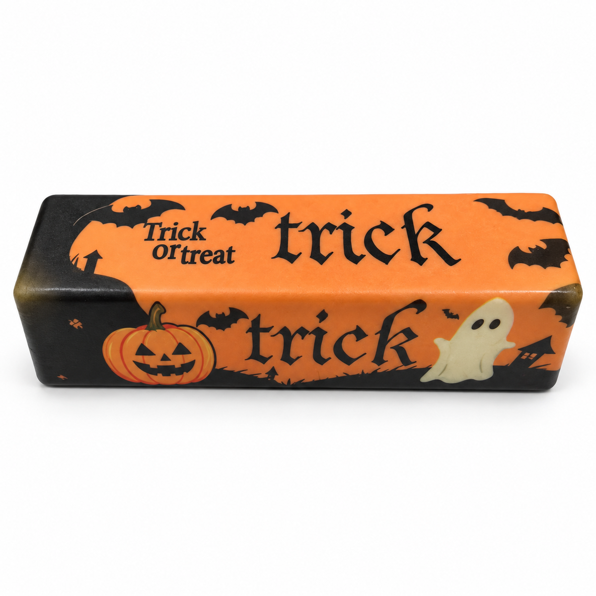 Halloween Squishy Bar – Slow Rising Pumpkin Fidget Toy for Stress Relief, Soft Squeeze Sensory Toy for Kids & Adults, Trick or Treat Gift