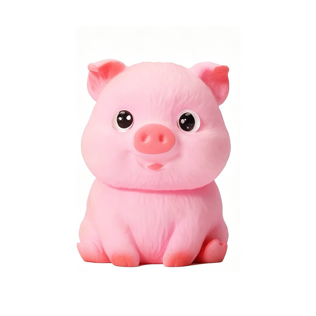 Pig Squishy Toy – Cute Pink Sitting Pig Fidget for Stress Relief, Soft Squeeze Sensory Toy for Adults & Kids