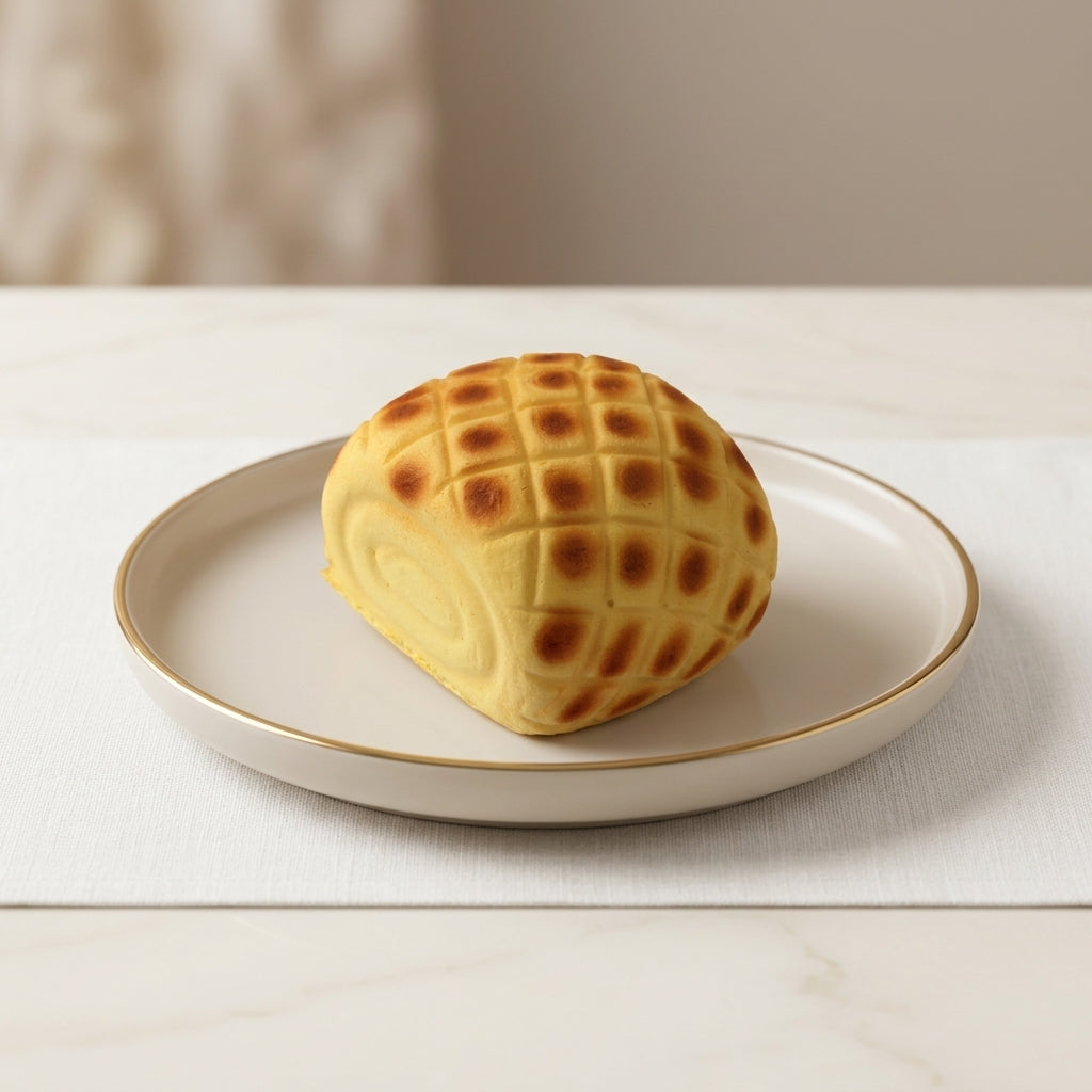 Melon Pan Squishy – Pineapple Bun Bread Fidget Toy for Stress Relief, Soft Slow-Rising Bakery Squeeze Toy for Adults & Kids