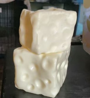 Customer photo of a yellow squishy