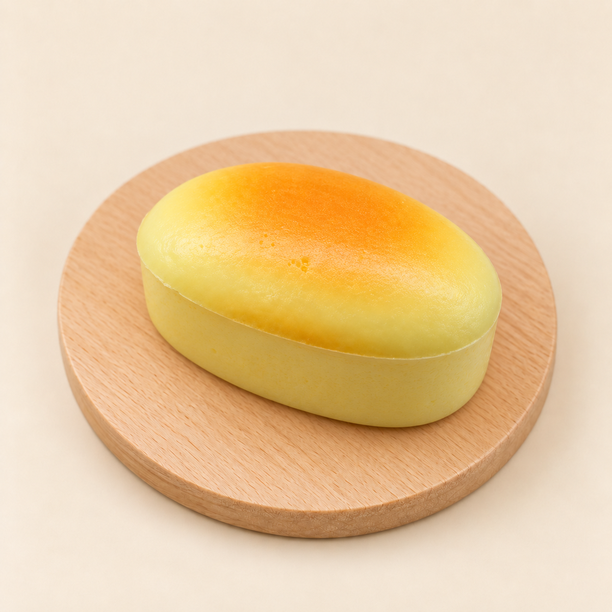 Half-Baked Cheesecake Squishy – Cheese Bread Fidget Toy for Stress Relief, Soft Slow-Rising Dessert Squeeze Toy for Adults & Kids