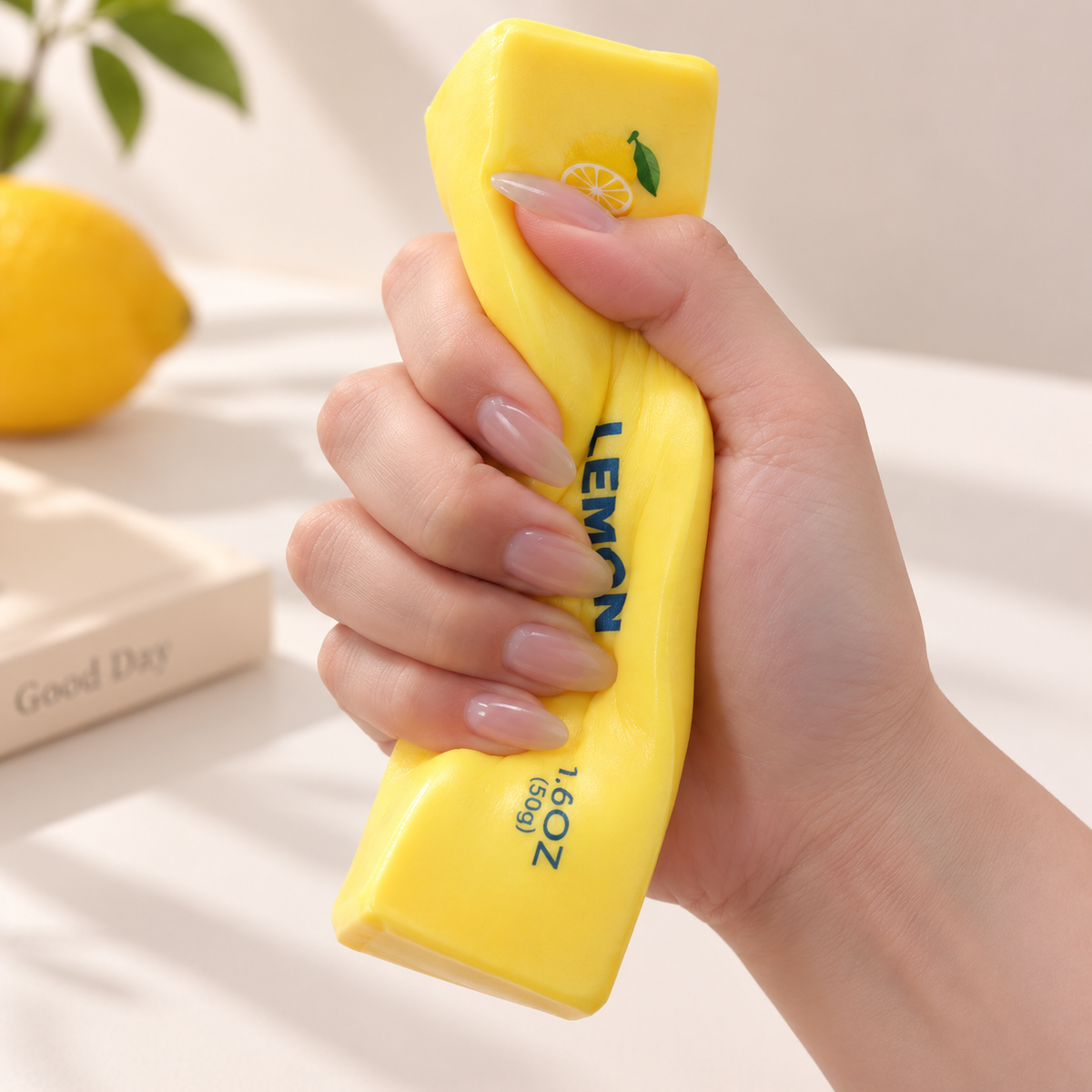 Butter Stick Squishy – Cute Fruit Butter Bar Fidget for Stress Relief, Soft Slow-Rising Squeeze Toy for Adults & Kids, 5 Flavors
