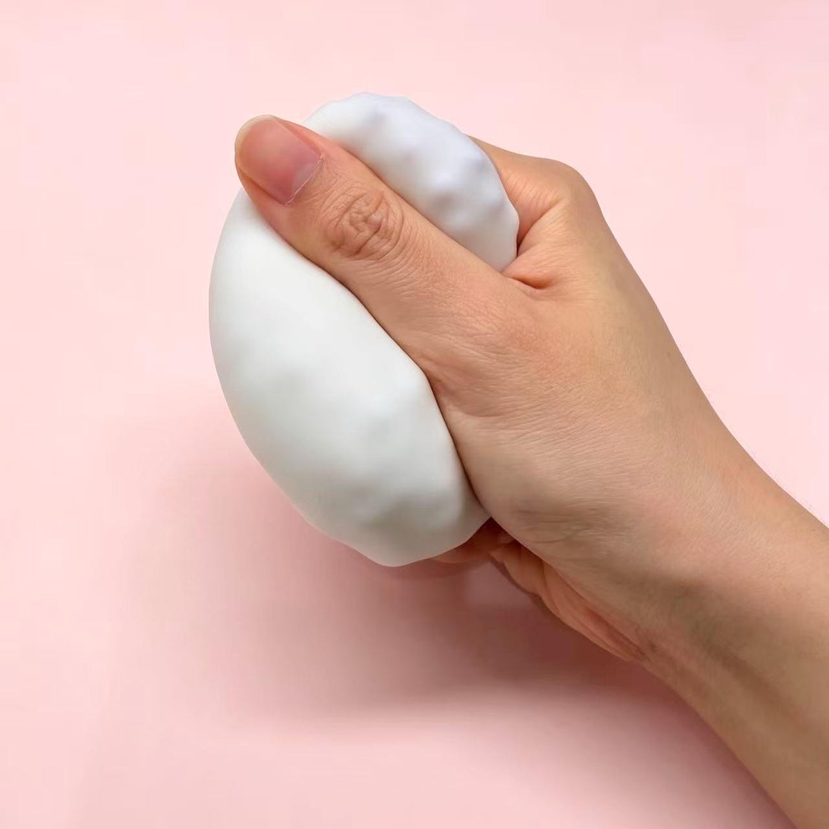 Snow Skin Squishy Ball – Bead Filled Stress Ball for Stress Relief, Soft Squeeze Toy for Adults & Kids, 4 Colors