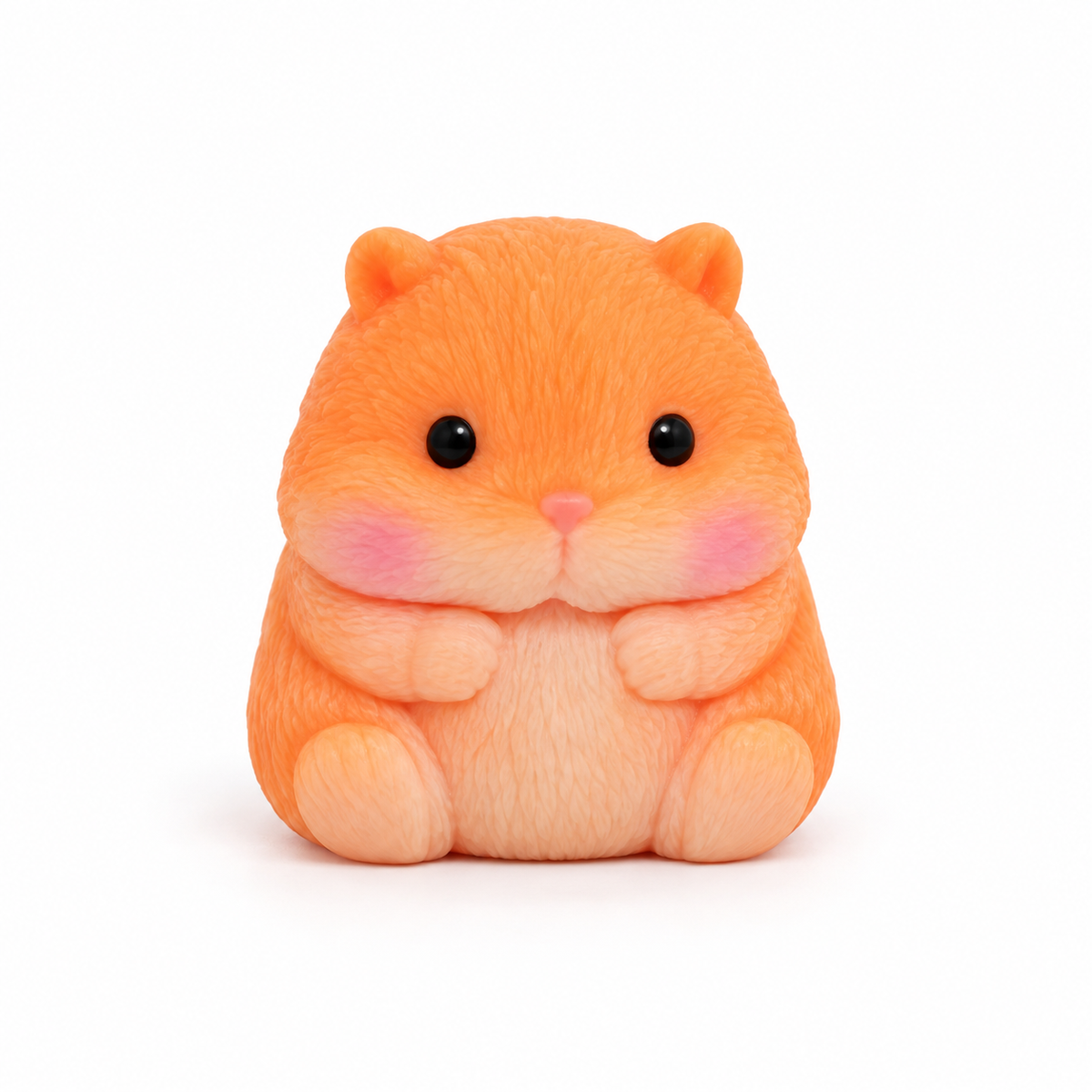Hamster Squishy Toy – Cute Sitting Animal Fidget for Stress Relief, Soft Squeeze Sensory Toy for Adults & Kids, 2 Colors
