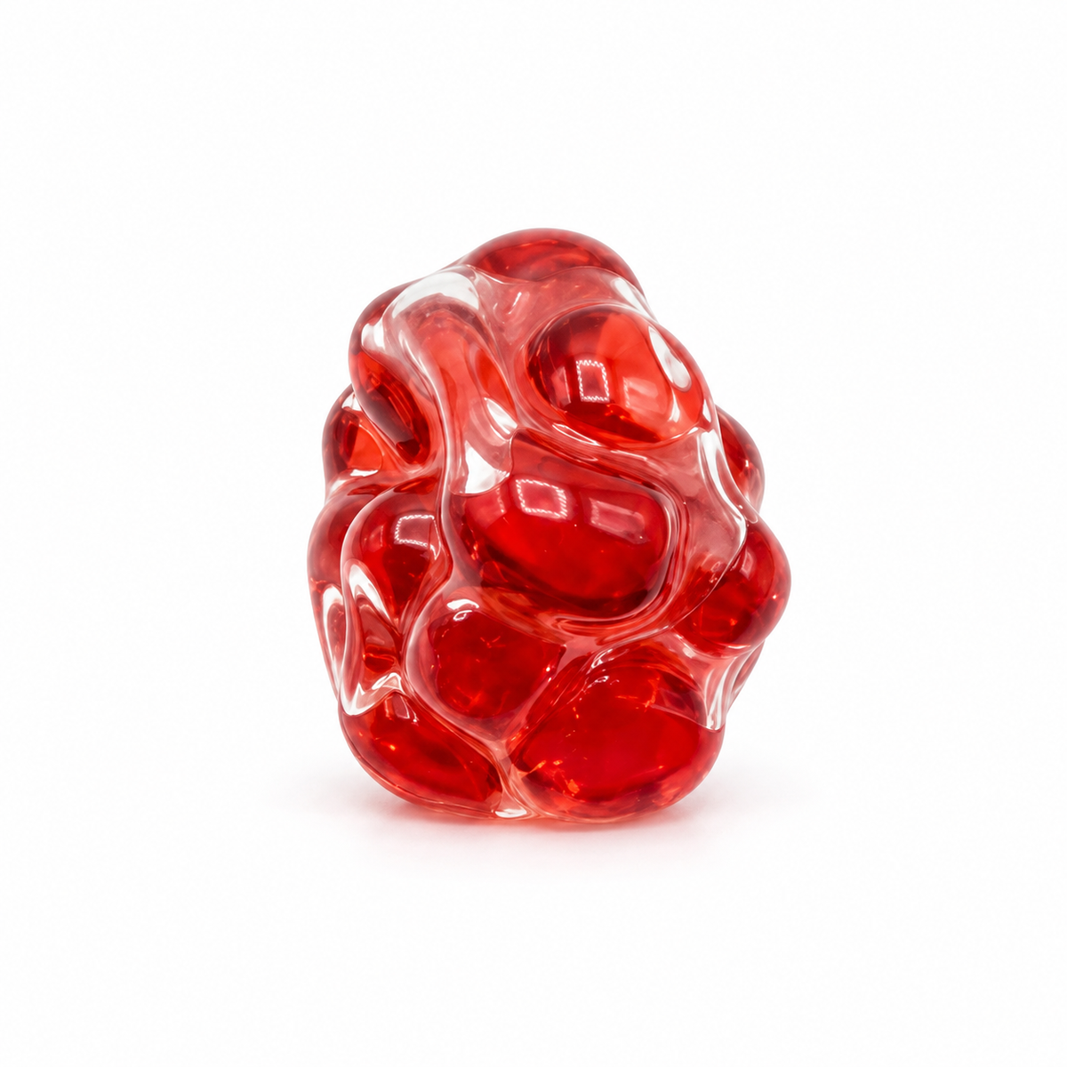 Bubble Ball Squishy – Translucent Crystal Gem Stress Ball Fidget for Stress Relief, Squeeze Sensory Toy for Adults & Kids, 3 Colors