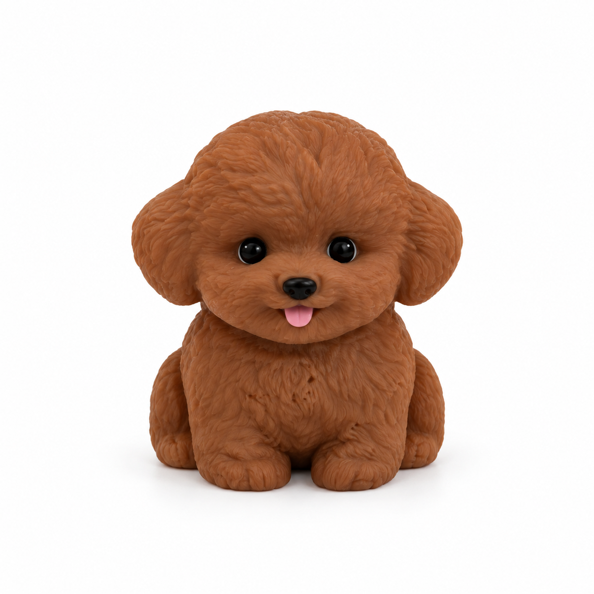 Puppy Dog Squishy – Cute Sitting Poodle Fidget for Stress Relief, Soft Squeeze Sensory Toy for Adults & Kids, 2 Colors