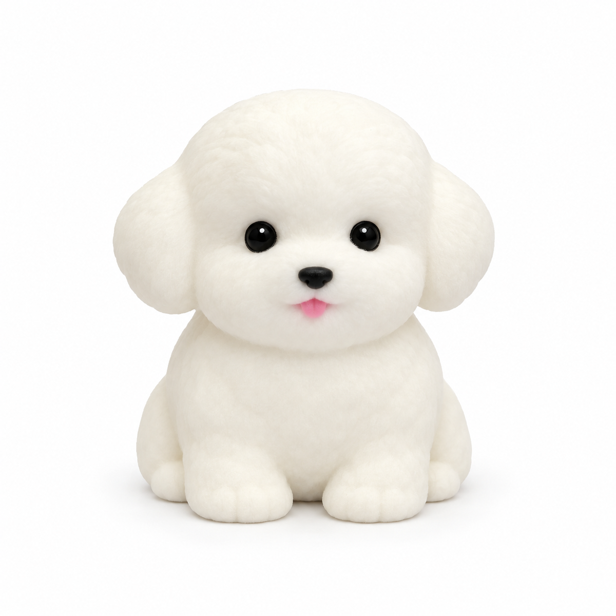 Puppy Dog Squishy – Cute Sitting Poodle Fidget for Stress Relief, Soft Squeeze Sensory Toy for Adults & Kids, 2 Colors
